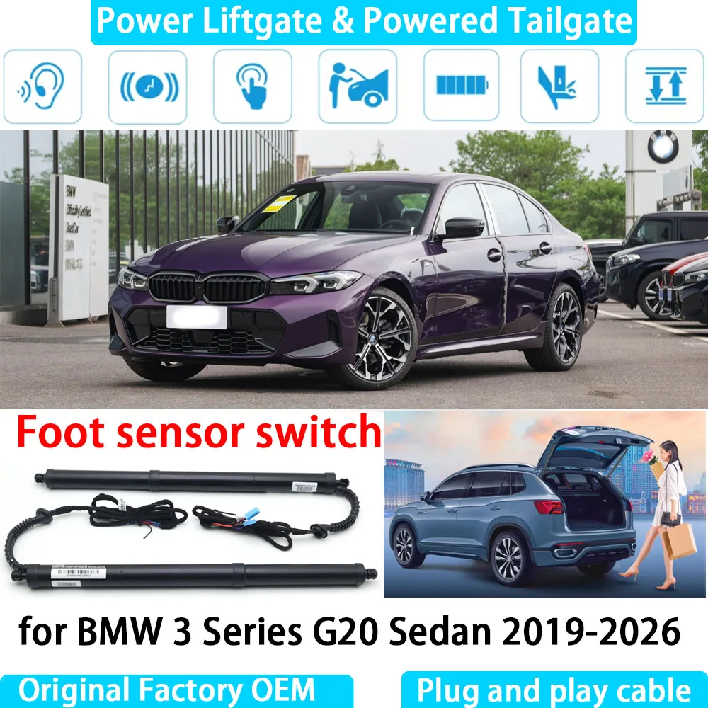

for BMW 3 Series G20 Sedan 2019-2026 Automatic Electric Power Liftgate Powered Tailgate Strut Tail Gate Lift System