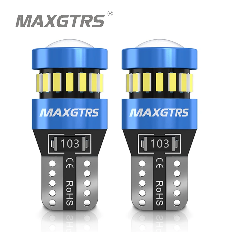2PCS T10 W5W Żarówki LED Czerwone Canbus 194 168 LED Żółte światło samochodowe Wnętrze drzwi do czytania Lampka tablicy rejestracyjnej bagażnika 6500K