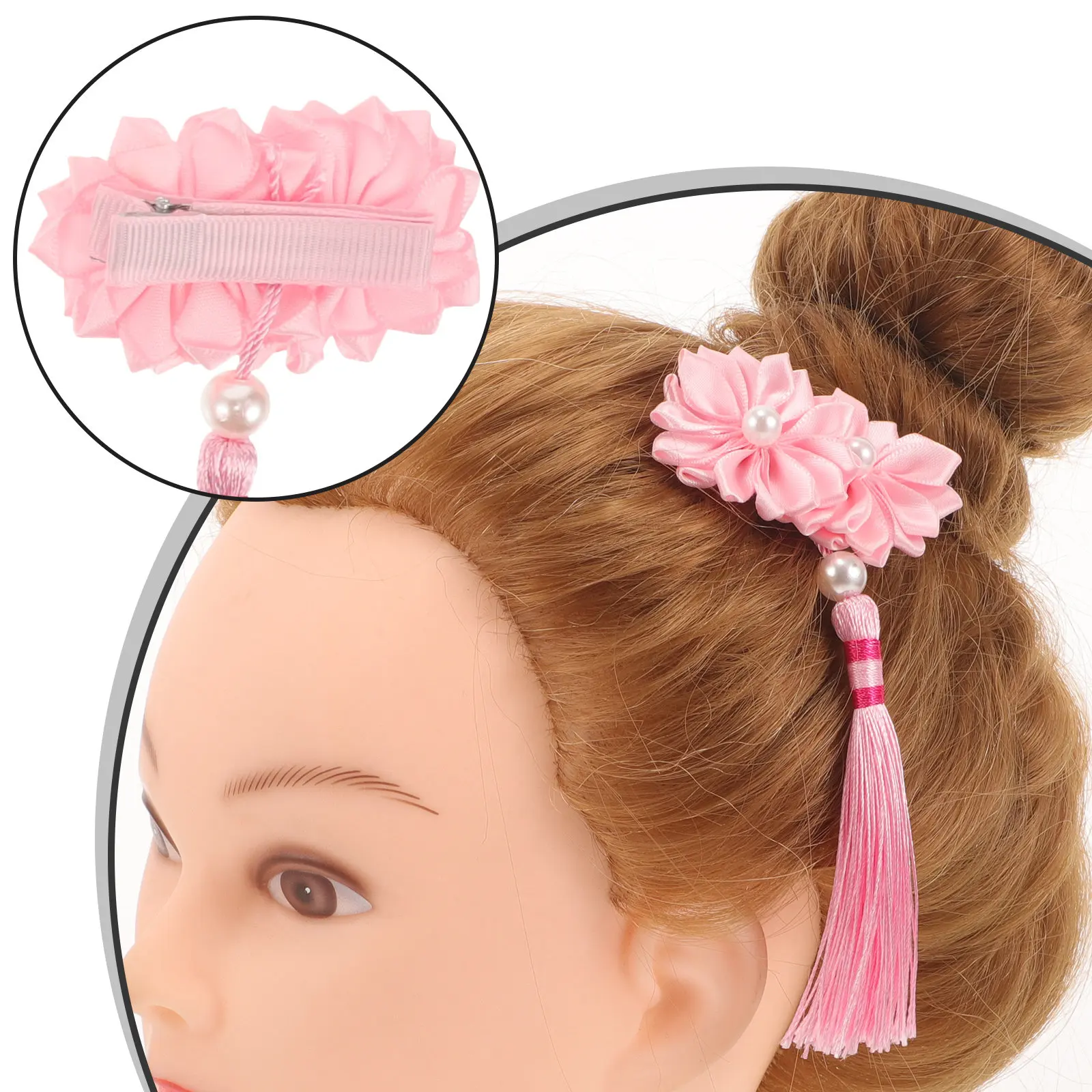 

Набор детских аксессуаров для волос: заколка с кисточками, зажим для волос для девочек, праздничный стиль, элегантный подарок для девочек