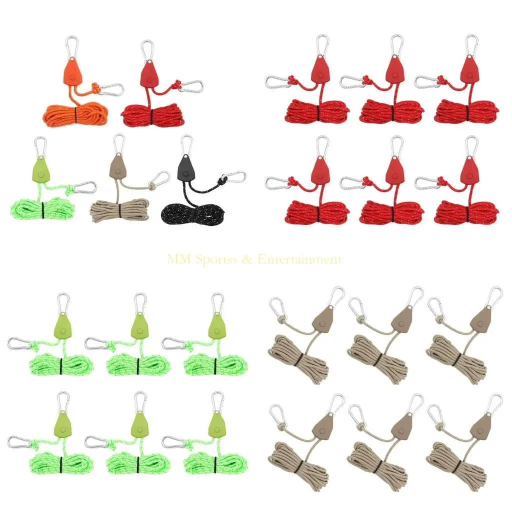 31 años Ajustados accesorios jardinería aire libre Tienda campamento Campe campamento Tiende carpa Polea