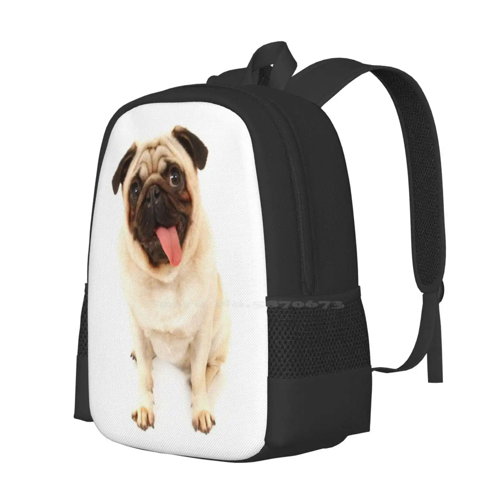 Pug Hot Sale Backpack Fashion Bags Cute Tumblr Love Dogs Puppy Pups Pets Furry Animals Adorable Funny Pugs Pug Life