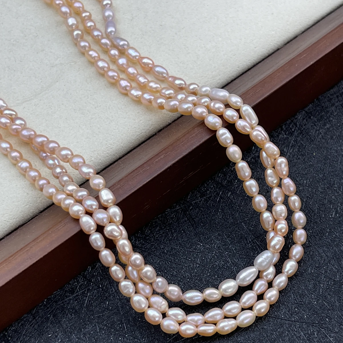 

AA Natural Freshwater 100%Pearls 3-4mm Colors Irregular Rice Pearls Loose Beads for Jewelry Making DIY Necklaces Accessories