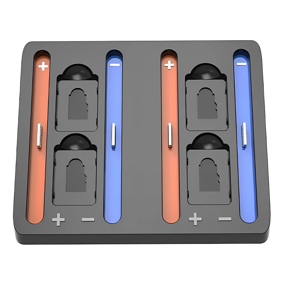 Oplaaddockstation voor Nintendo voor Switch 2 voor Joycon-controller met 4 gamekaartsleuven Oplader opladen tot 4 controllers