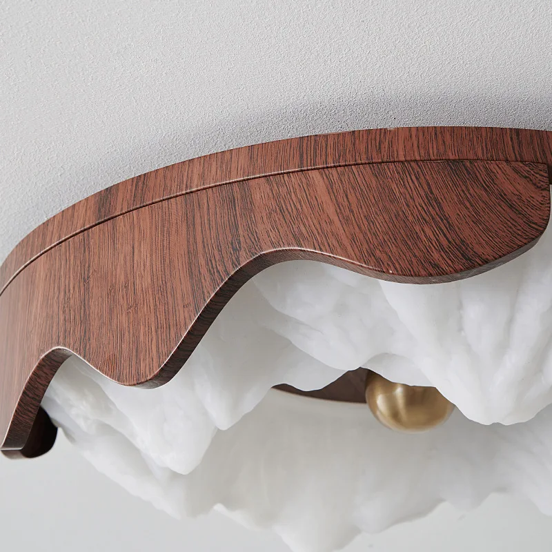 Medieval, walnut color, master bedroom, ceiling lamp, personality, creativity, warmth, study