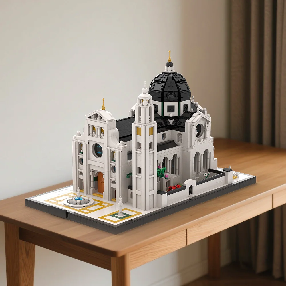 

MOC-Basilique St Maurice Building Blocks Gift Christmas Toy DIY Set Asse