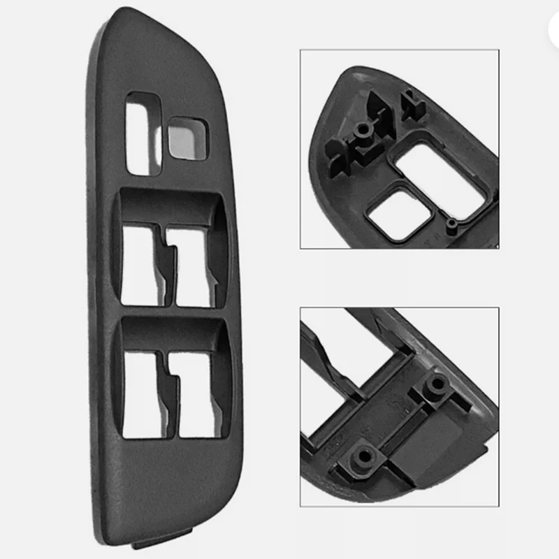 Left Front Door Armrest Upper Panel 74232-42080-B0 For Toyota RAV4 2001-2004 Window Lift Switch Bezel Cover 7423242080