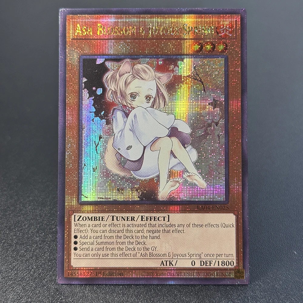 Yu-Gi-Oh! Holographic-QCScR TCG Cards Collectiontoy Ash Blossom & Joyous  Spring Injection Fairy Lily Obelisk the Tormentor card - AliExpress 26