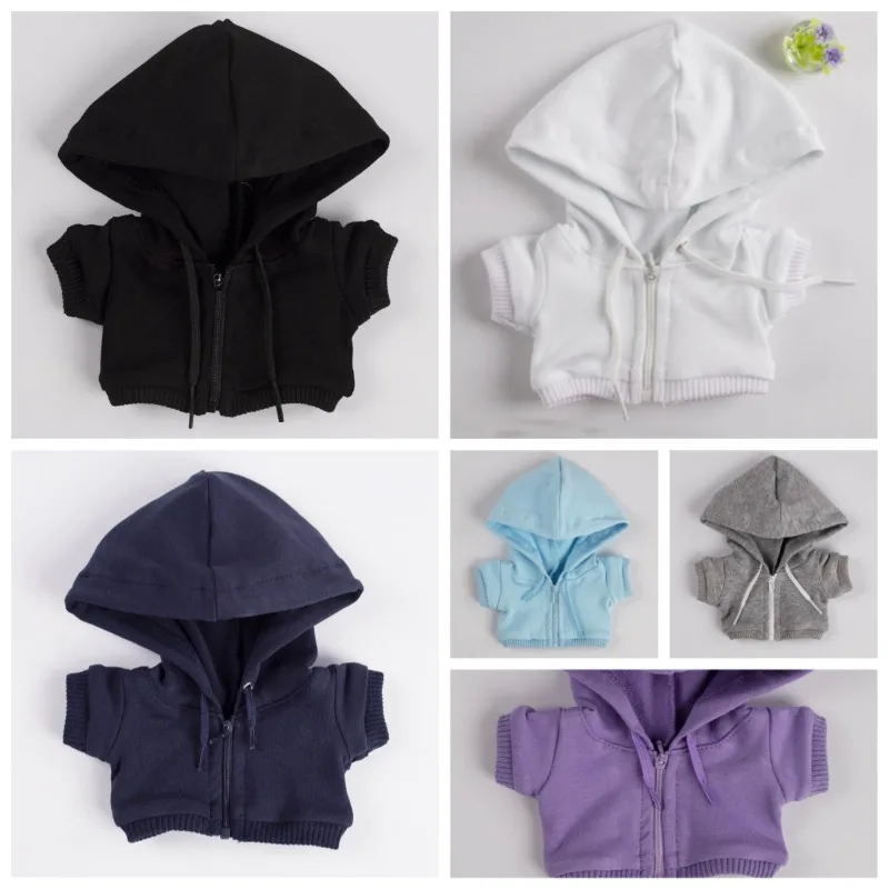 

[No doll]15cm Raab doll fashion hooded zipper sweatshirt suit Ropa Raab doll accessories doll clothes in a variety of colors.