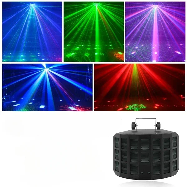 

LED 3-layered Light with Remote Control Strobe Stage Lighting Projector holiday lighting of Birthday Wedding Xmas flashing light