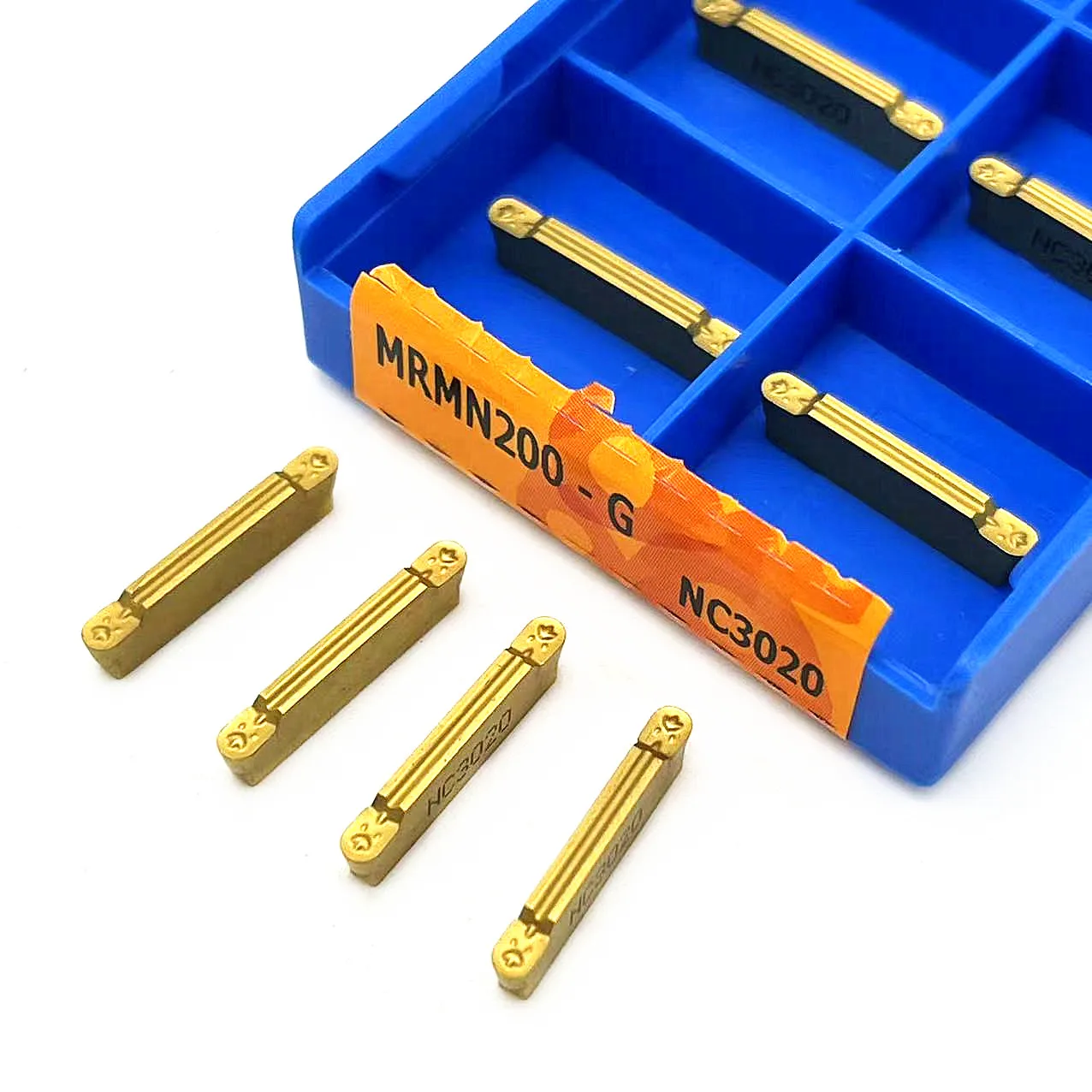 Insertos de carburo de ranurado MRMN200 PC9030 NC3020 NC3030, herramienta de torneado de hoja de separación de torno para acero MRMN200 PC9030