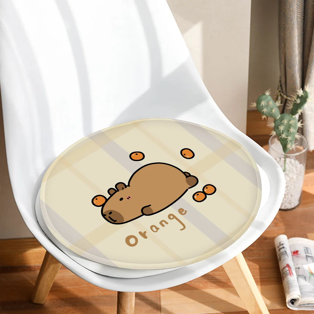 CUTE Capybara Four Seasons Chair Mat Soft Pad cuscino del sedile per sala da pranzo Patio Home Office cuscini per sedie da giardino per interni ed esterni