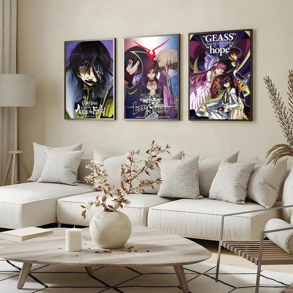 Anime Code Geass Poster canvas wall art print wall painting home decor living room bedroom wall picture