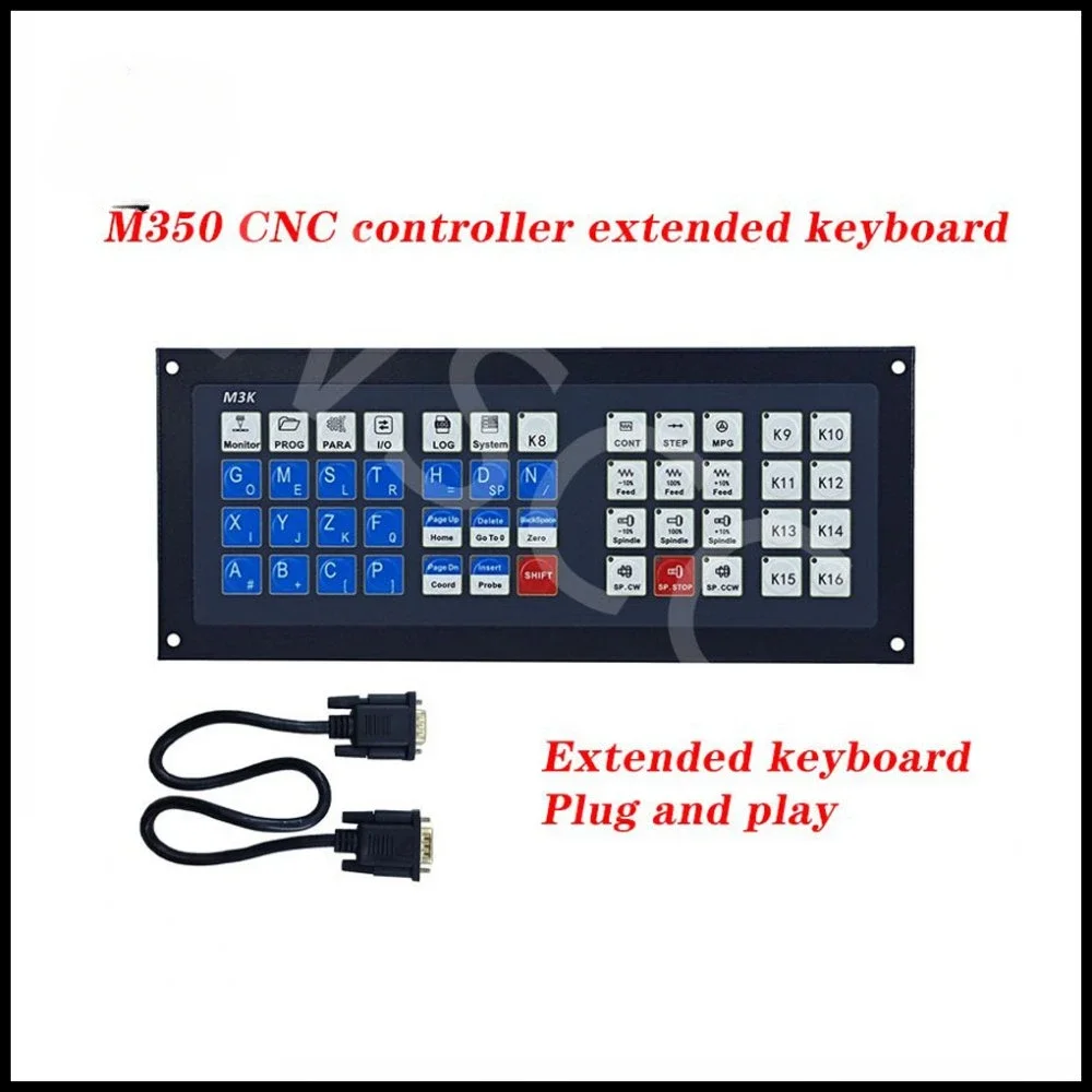 CNC machining and engraving new Mach3 USB offline controller M350/DDCS-EXPERT 3/4/5 axis CNC controller keyboard keys M3K