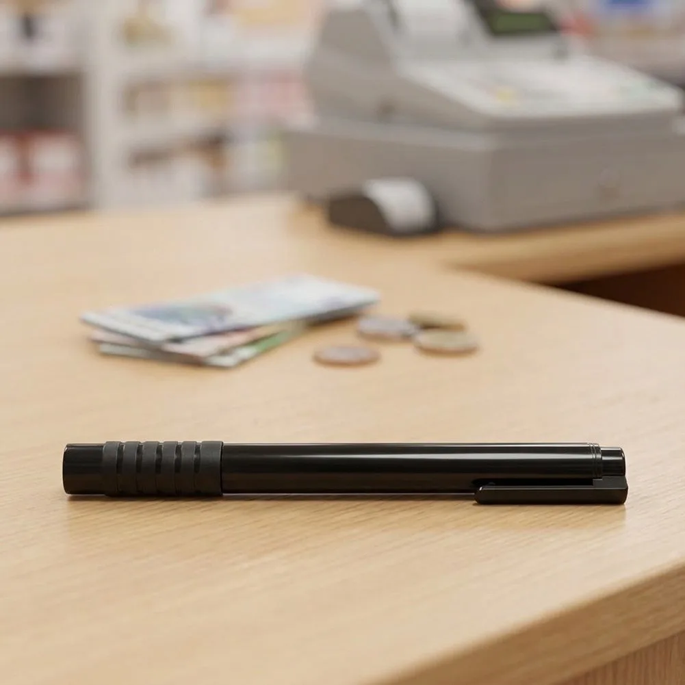 Counterfeit Identification Pen for US Dollar Bills Enables Quick Spot Checks of Currency Without Special Equipment