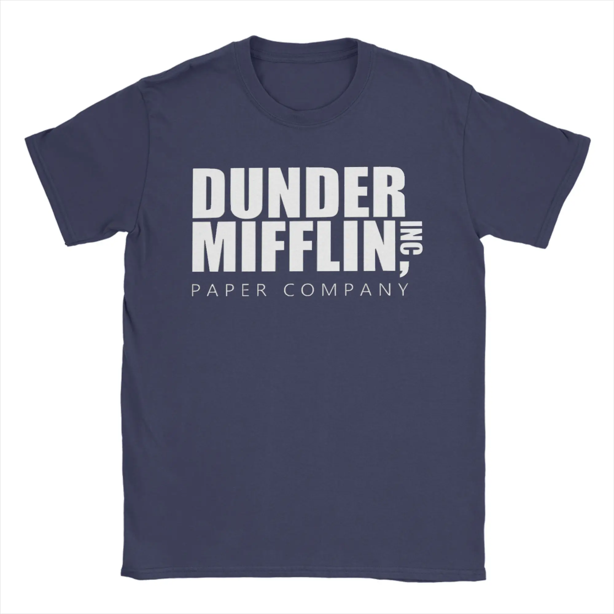 Dunder Mifflin Paper Company T-Shirts The Office TV Show Unique 100% Cotton Tee Shirt  Short Sleeve T Shirt Clothing