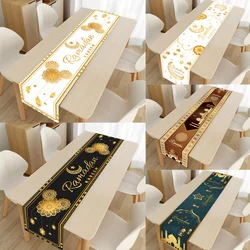 Ramadan Table Runner Eid Mubarak Decoration 2026 for Home Ramadan Kareem Ramadan Mubarak Islamic Muslim Party Eid Al-Fitr Gifts