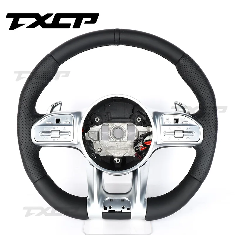 

Suitable for Mercedes-Benz W206 W204W205W211 AMG GT GLE CLA leather car steering wheel assembly
