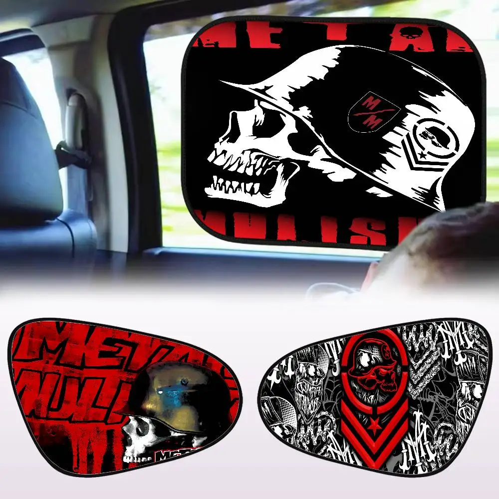 

M-Metal M-Mulisha Universal Side Window Sunshades UV Protection Car Curtain Car Window Sun Shade Visor Protective Window