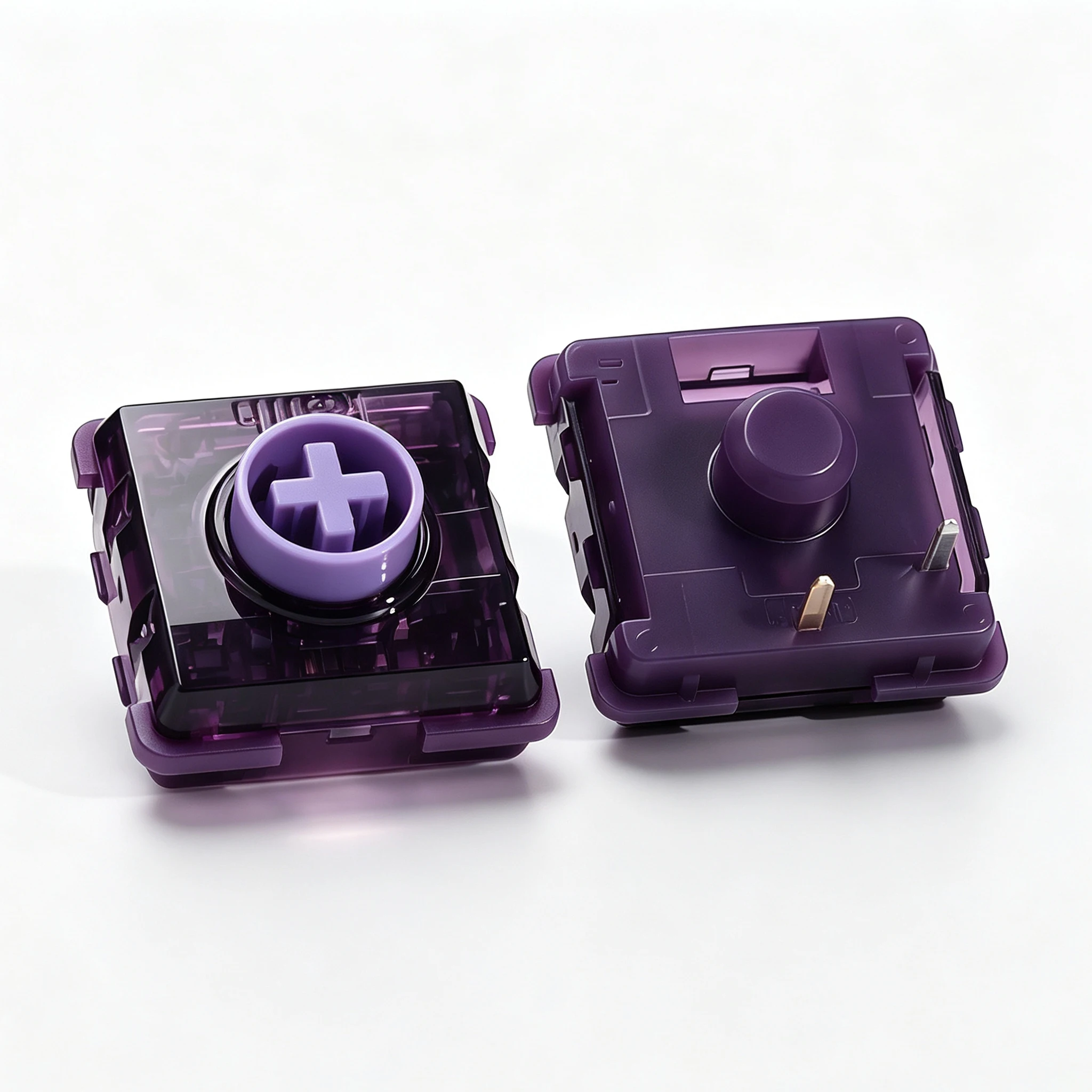 Kailh Hitbox Switch 1353 Purple Iris Mini Low Profile Silent Linear Creamy Switches 30gf für benutzerdefinierte mechanische Gaming-Tastaturen – Detail 7