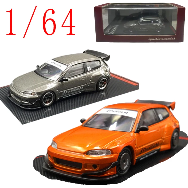 

Модель автомобиля Honda Civic EG6 в масштабе 1/64, литая под давлением, из сплава, игрушечная модель Honda Civic EG6 для мальчиков, в оригинальной коробке