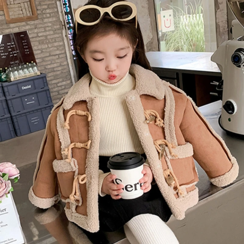 Girls Coat Jacket Winter Cotton Windbreak 2023 Perfect Warm Plus Thicken Teenagers Plus Size Outwear Sport Children's Clothing