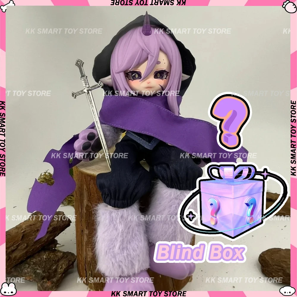 En Stock dedicado a Luna para Luna 1/12 Mjd caja ciega Kawaii articulaciones móviles figura de acción cuerpo de bestia muñeca ornamento regalos Juguetes