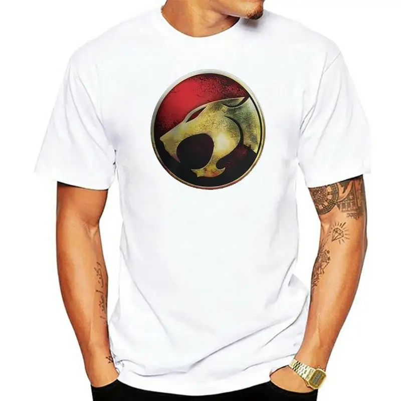 New Popular THUNDERCATS Classic Cartoon Comic Men's Black T-Shirt Size S-3XL