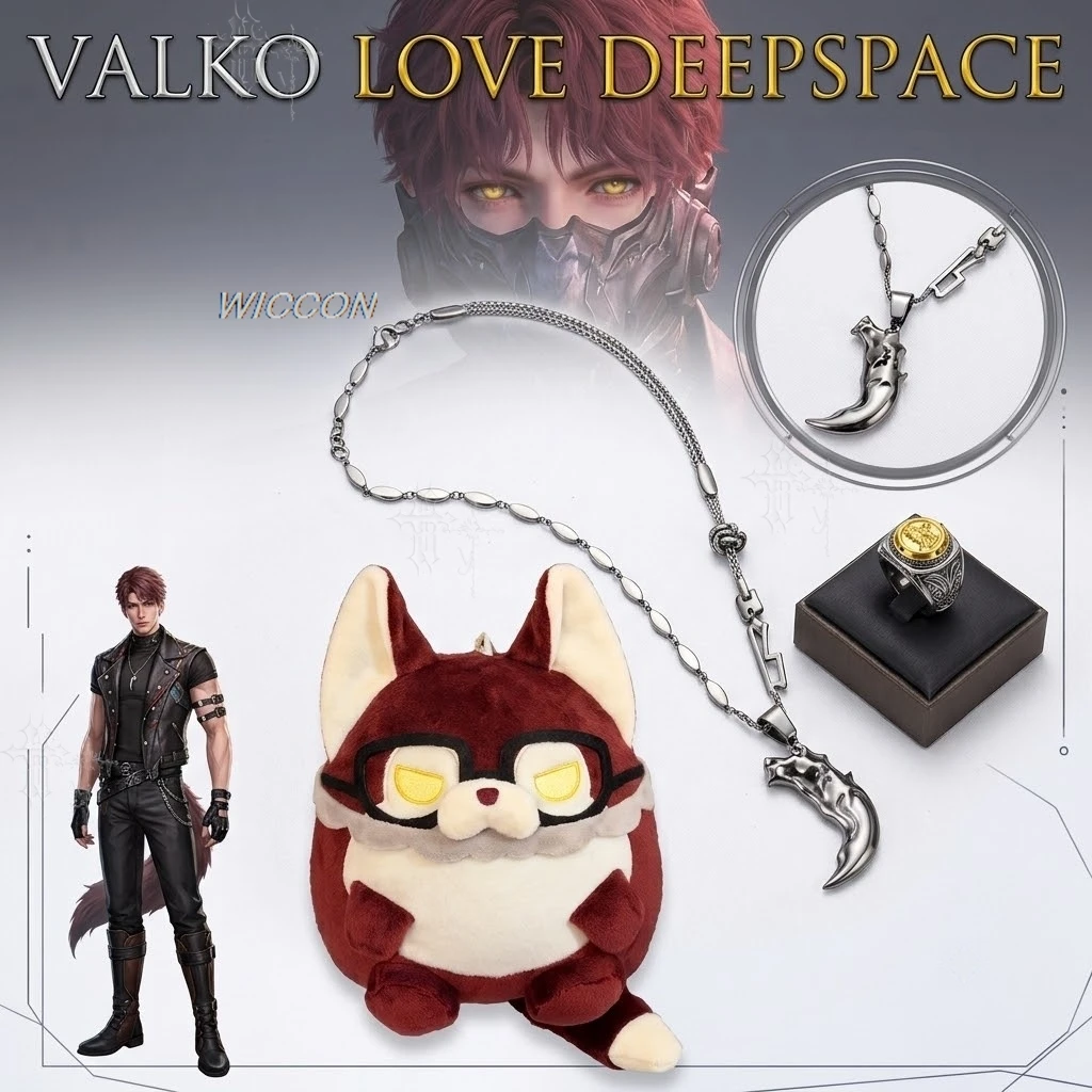 anel-exclusivo-love-and-deepspace-valko-pingente-dente-de-lobo-do-rei-lobo-do-cla-lobo-do-jogo-love-plateau-otome-para-halloween
