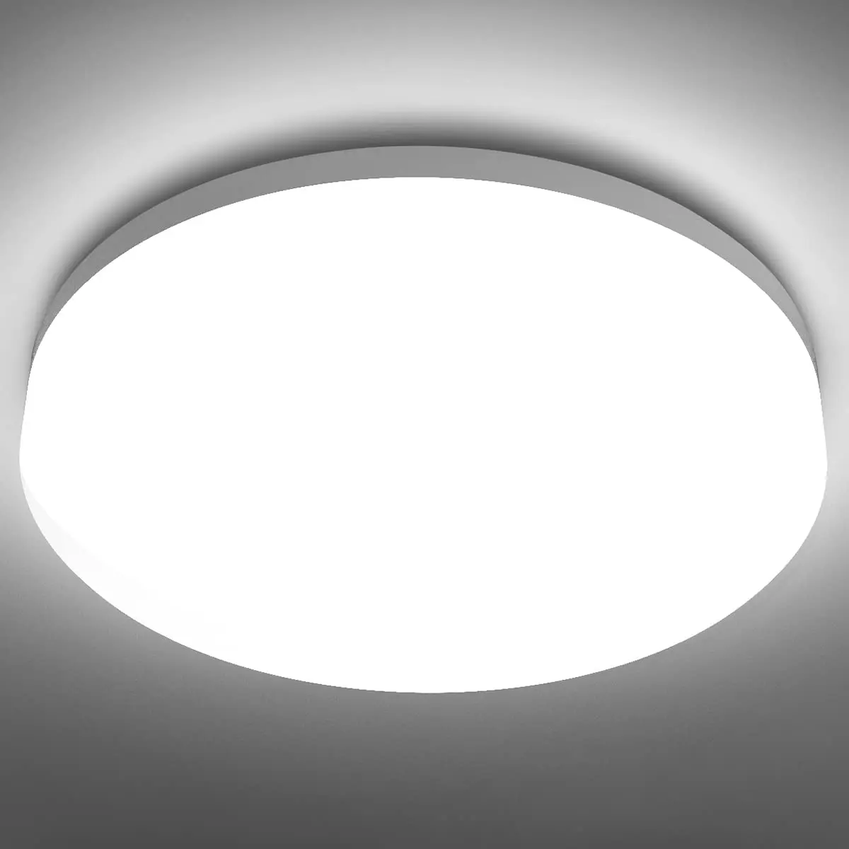 Круглый водонепроницаемый LED потолочный светильник 90-260V — фото товара