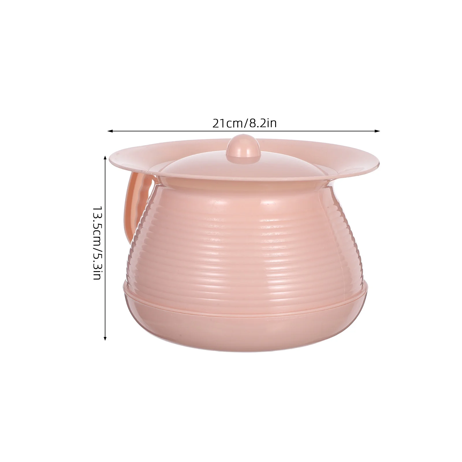 قعادة مبولة محمولة باللون الوردي المتين للأطفال والكبار سهلة التنظيف مع غطاء للمنزل والتخييم والسيارة والسفر بسعة كبيرة #3