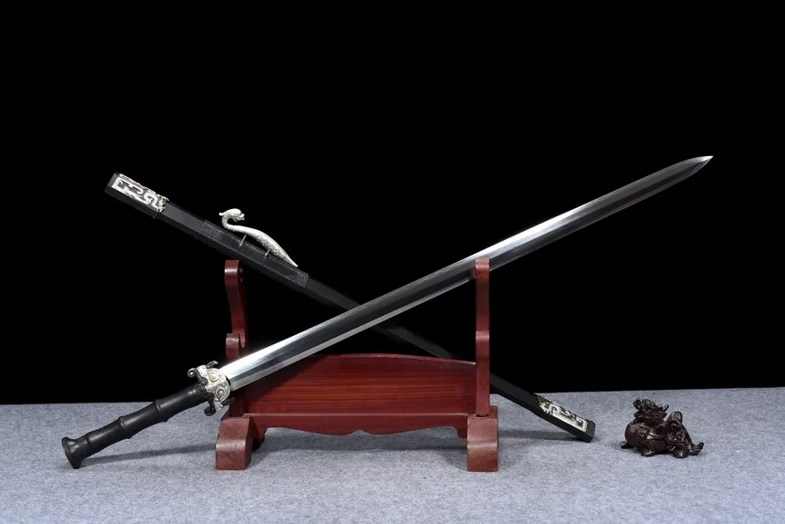 101.5 سنتيمتر التنين الروح العليا السيف القرون الوسطى معركة إعداد كاتانا كامل تانغ الفولاذ المقاوم للصدأ حافة قطع النينجا الكونغ فو مارشل Ar #6