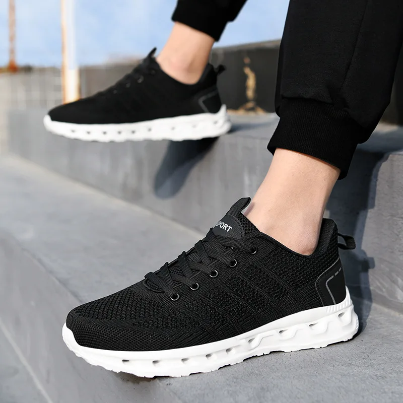 Big Size 48 Men Shoes Slip on Fashion Sneakers Male Sport Running Shoes Breathable Training Walking Tennis Shoes Non Slip Shoe