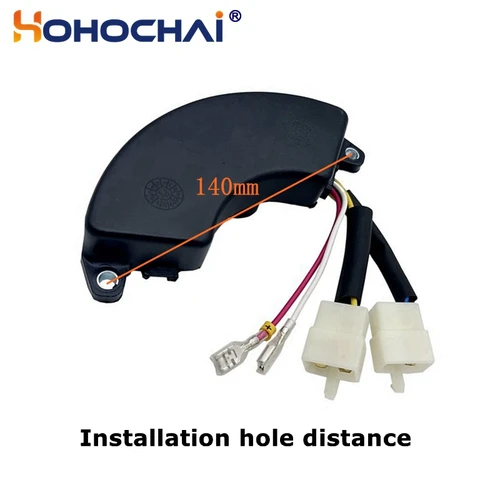 Imagen 2 del producto Regulador de voltaje automático Universal AVR de 8kW, 6 cables, 7 cables, 8 cables, monofásico, 220V, trifásico, 380V opcional