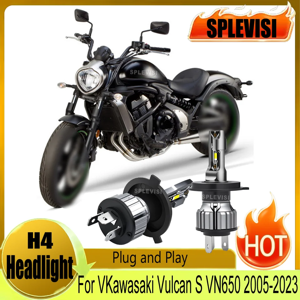 

Lifespan 60000hrs h4 motorcycle headlight Plug and Play for Kawasaki Vulcan S VN650 2015 2016 2017 2018 2019 2020 2021 2022 2023