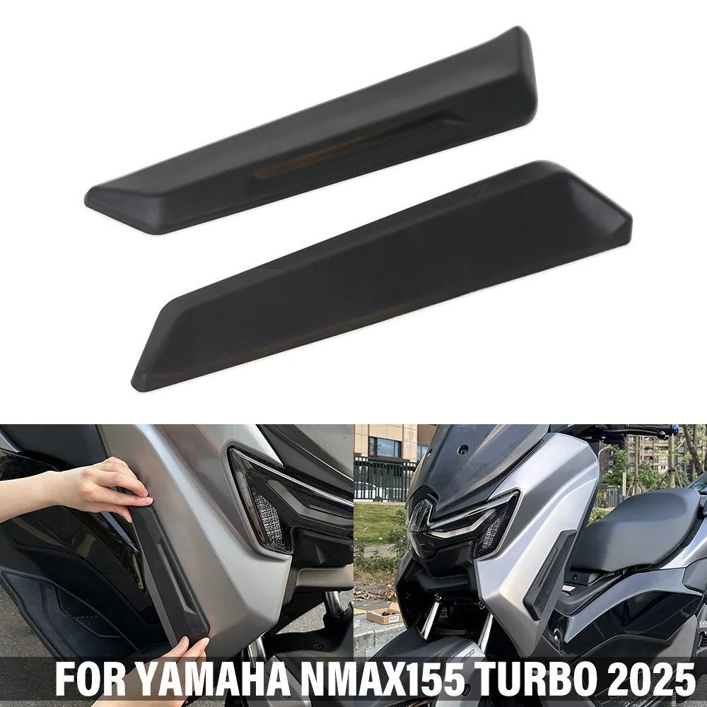 Deflector de aire lateral para motocicleta YAMAHA NMAX155 TURBO 2025, Deflector de viento para radiador, cuerpo Deflector lateral, accesorios antiarañazos