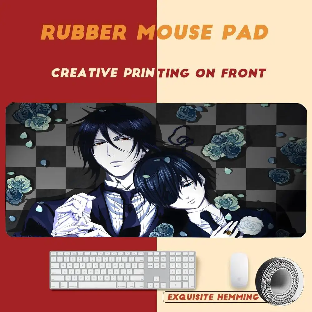 Cartoon animation B-Blacks Butlers  Mouse Pad Gamer Mousepad, 900x400,Deskmat, Computador,Tapete de Mesa,Gaming Mats,PC Acessori