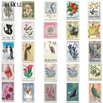 10/30/50張卡通復古藝術印章貼紙日式DIY旅行箱吉他冰箱筆記型電腦塗鴉貼紙兒童貼紙 10 最佳銷售 日本貼紙 - №3