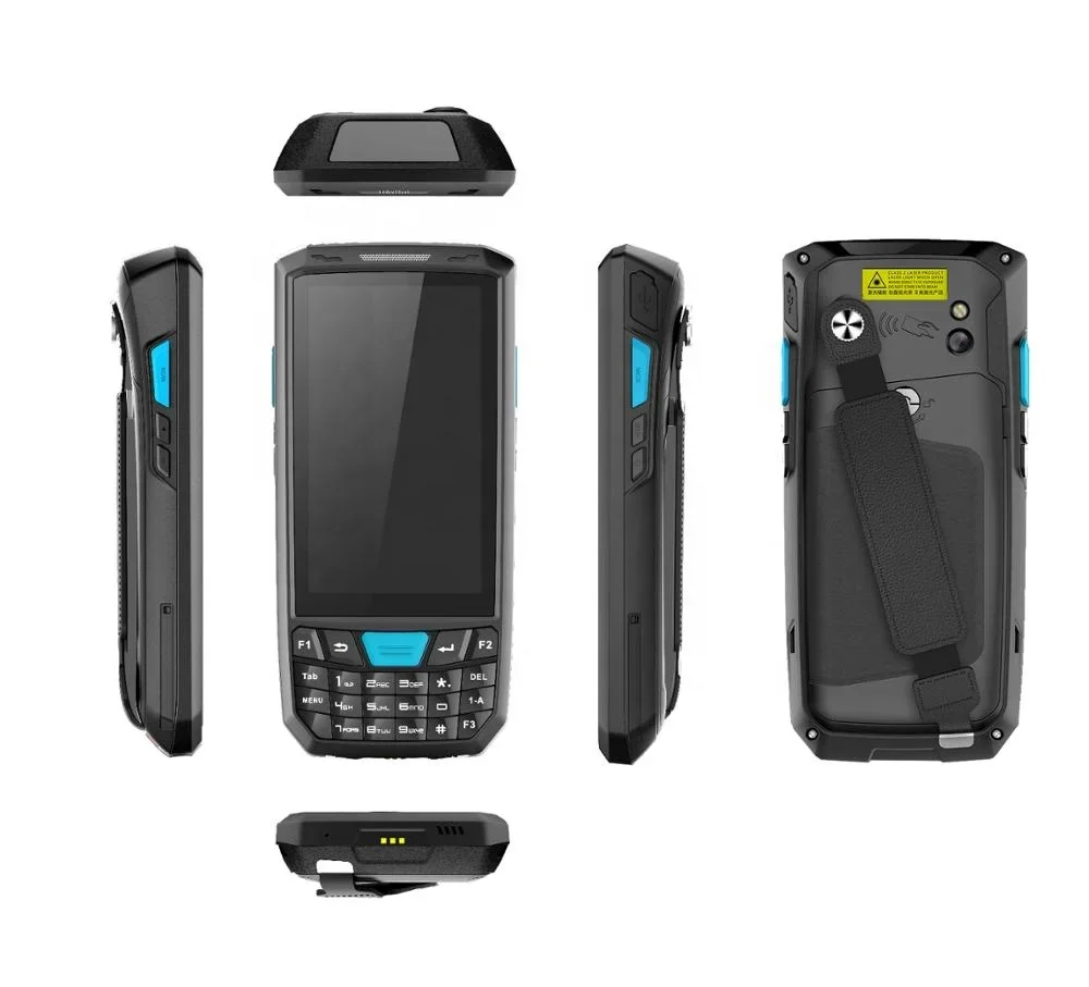 New Android 9.0 NFC Industrial PDA Barcode Scanner Rugged PDA Device For Warehouse Management