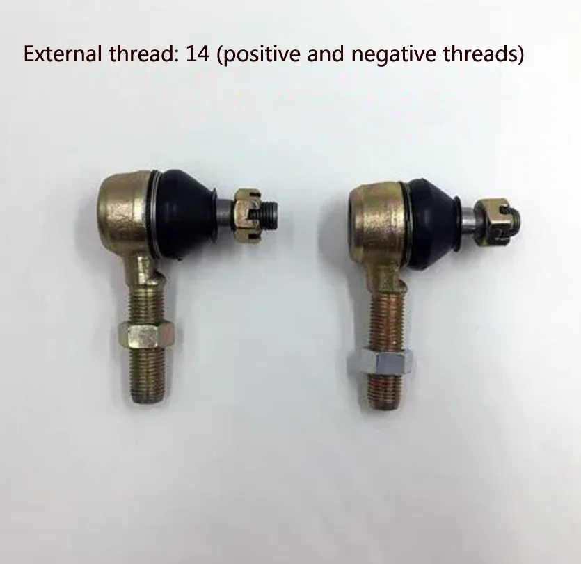 

M12 M14 Tie Rod End Ball Joint 2Pcs For 150cc 250cc ATV Dirt Bike Go Kart