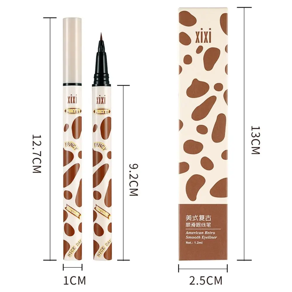 Brown Smooth Face Drawing Natural Korean Comestics Eye Makeup Tool Eye Liner Pencil Liquid Eyeliner Pen Lying Silkworm Pencil