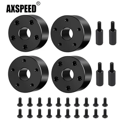 AXSPEED Aluminum Alloy Front Wheel Widened 19mm Adapters Coupler for Tamiya 1/10 Clod buster 4x4x4 Monster Truck Upgrade Parts