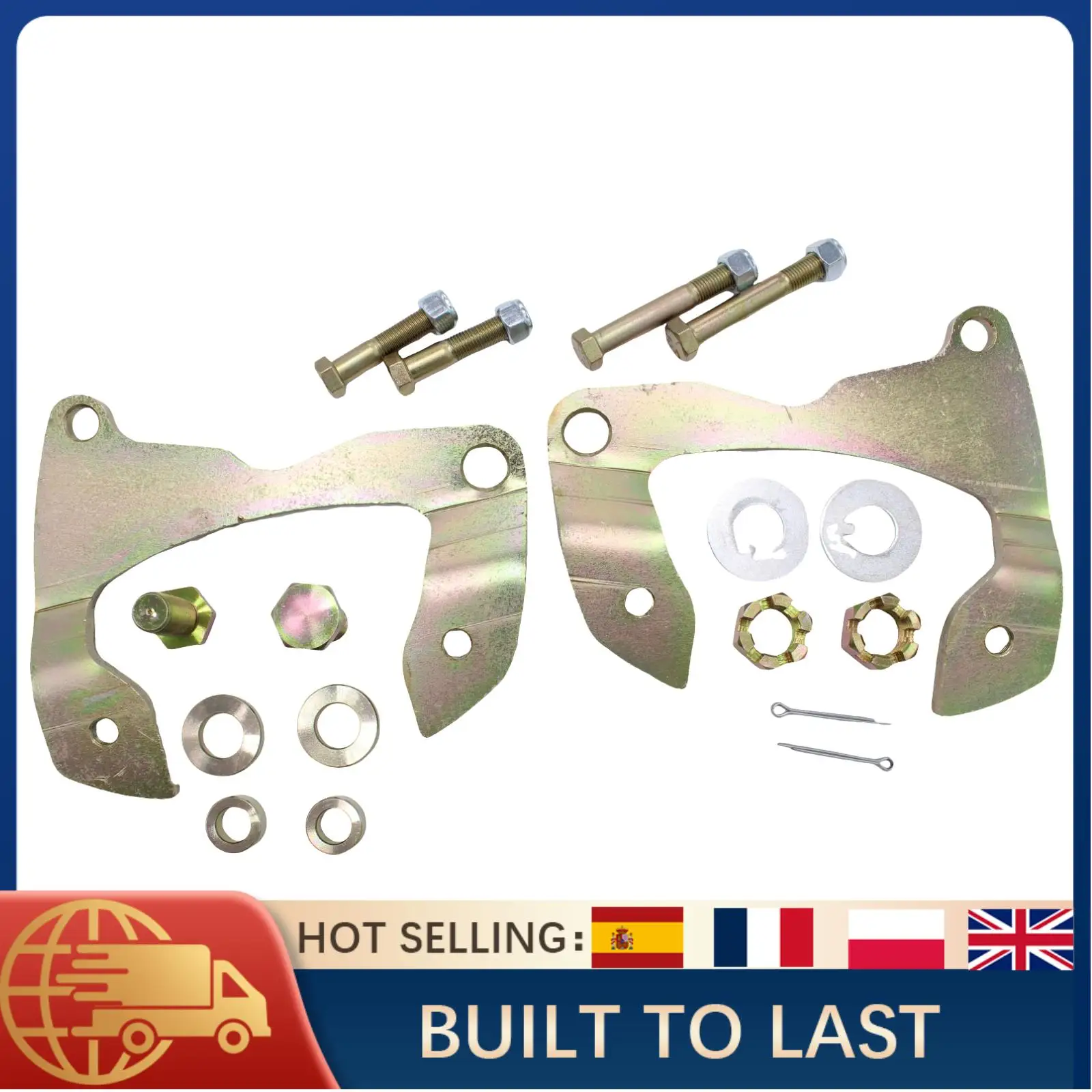 

Комплект для переоборудования кронштейна суппорта переднего дискового тормоза для 1955-1964 GM Chevy Bel Air Impala, стальные детали тормоза