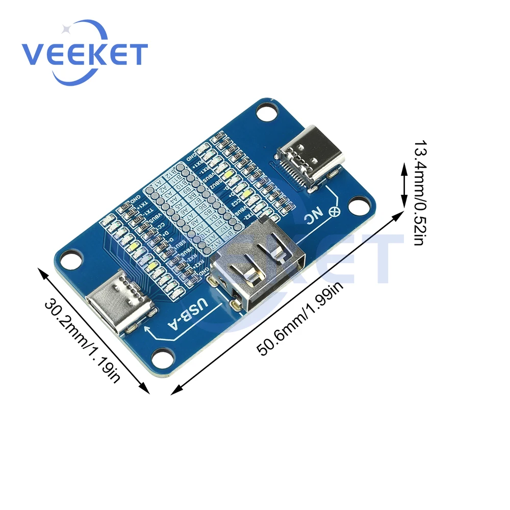 USB a to Type C Detection Module Fast Charging Cable Tester LED Indicators Compact Portable Wire Inspection Tool