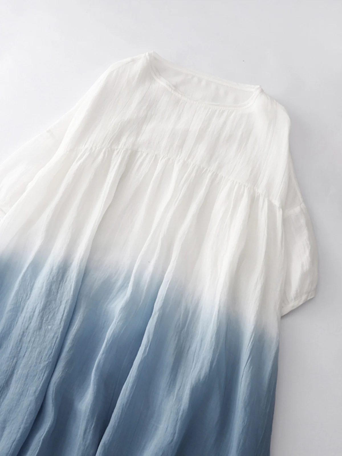 Dupla camada de linho dr adient impressão solta leve ort sve algodão linho maxi vestido a linha saia verão dr