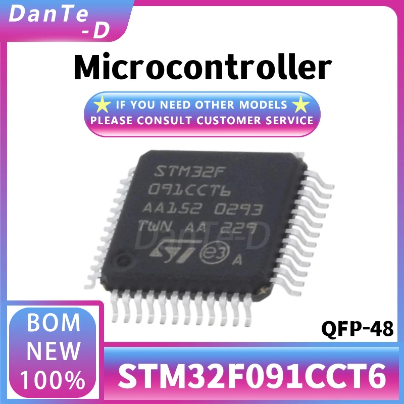 STM32F091CCT6 New Original 8/16/32 Microcontroller Chip QFP-48