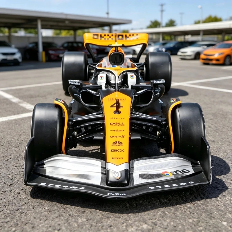 CCA 1:24 simulation McLaren MCL60 UK Racing Alloy Car Model  suitable for collection and can be given as a gift to friends