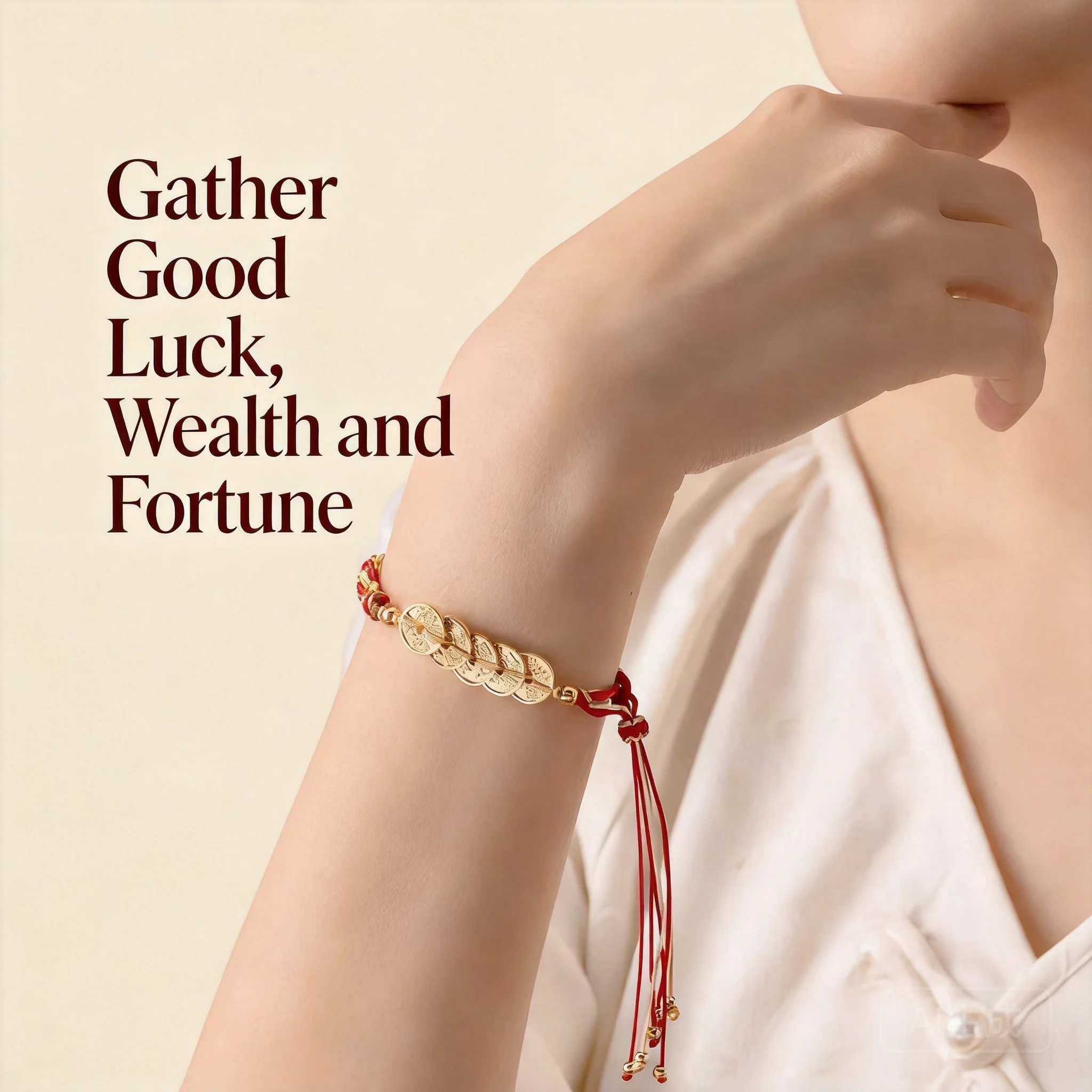 Traditional Chinese Five Emperor Coins Red String Bracelet Lucky Wealth Blessing Adjustable For Men Women Couple Birthday Gift