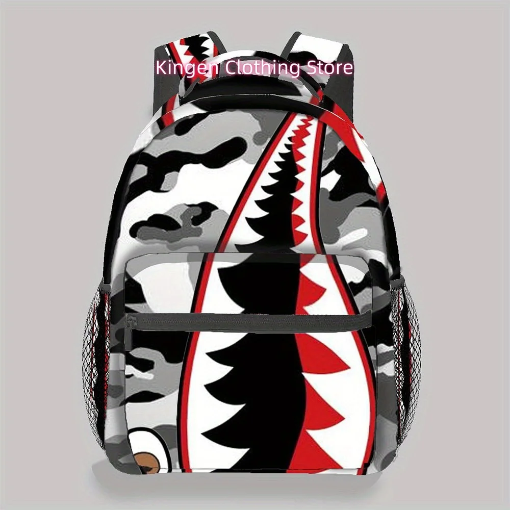A Spacious Unisex Backpack Featuring a Zipper Design, Suitable for Various Activities Such As Commuting, Exercising, Camping, Sh