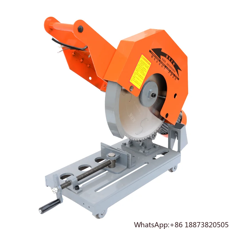 

10 14-дюймовая пила для холодной резки металла с преобразованием частоты без пыли, торцевая стальная труба, машина для холодной резки металла