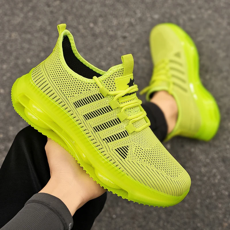 

MAEDEF Mens Shoes Running Sports Shoes Man Sneakers Comfortable Men Sneaker Mesh Training Gym Shoe Lace Up Walking Shoes for Men